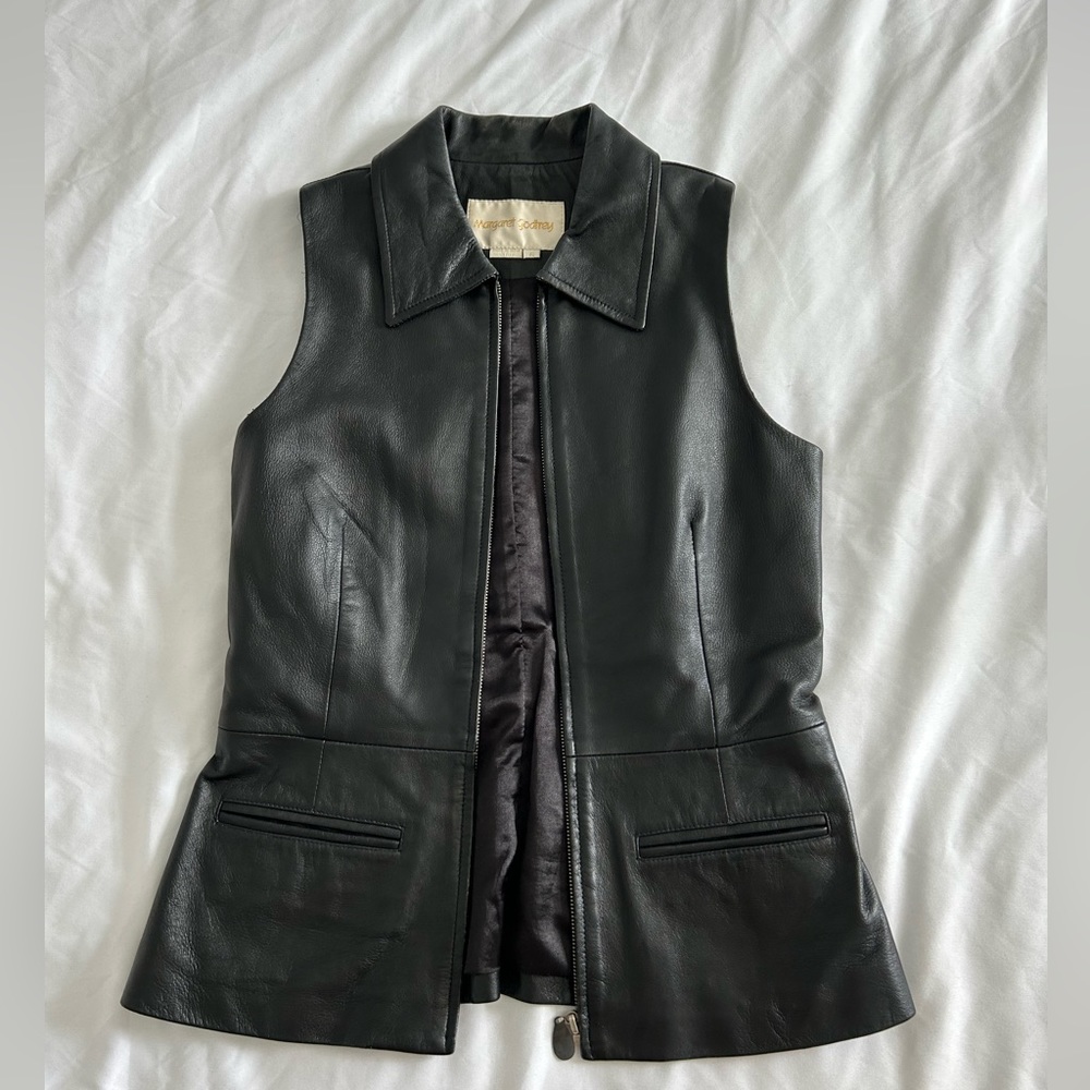 Leather vest